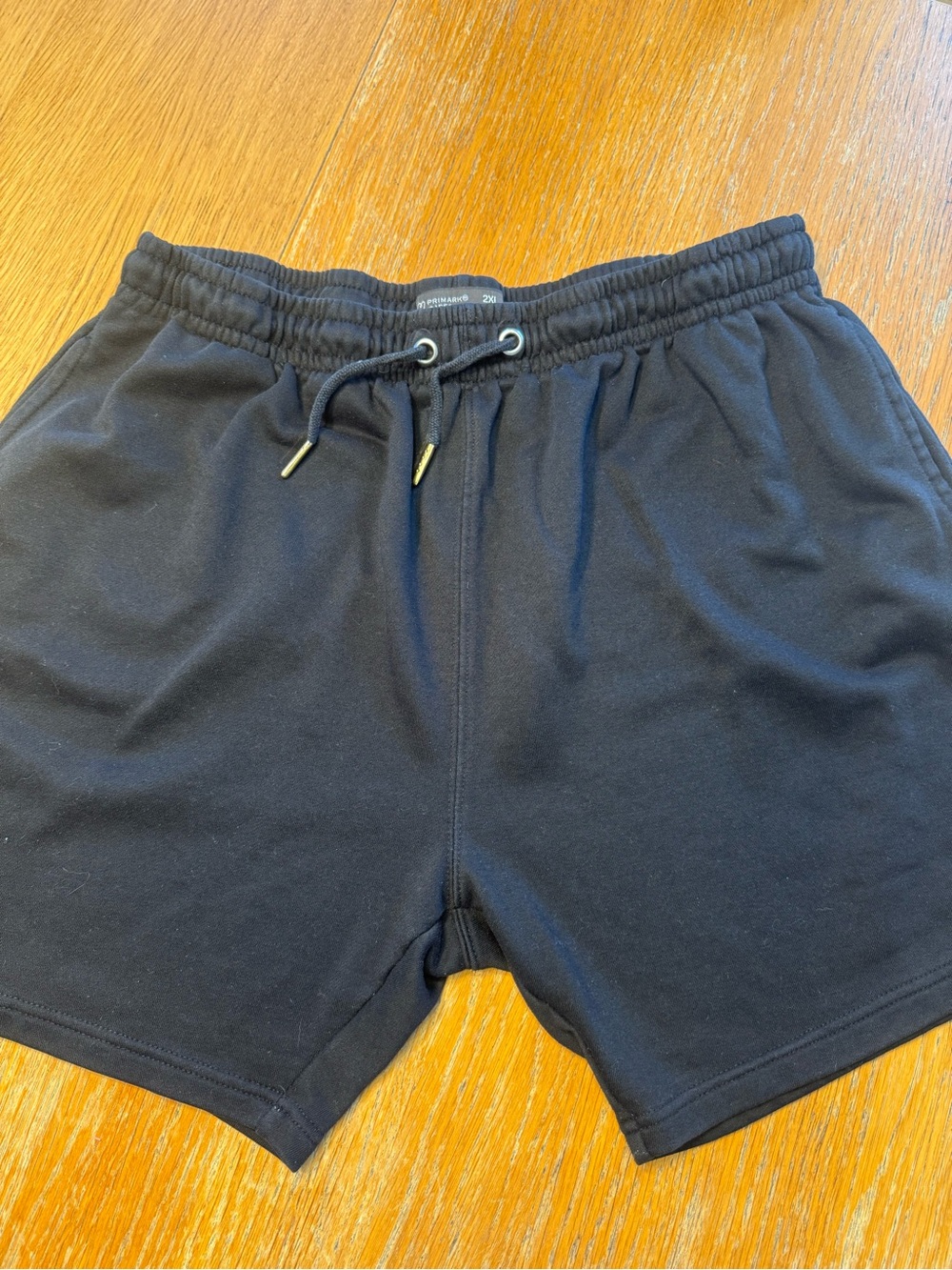 Primark Black Elastic Waist Athletic Shorts
